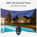 Reolink Argus Series B430-B - 5MP Outdoor Wi-Fi Camera, Pan &amp; Tilt, Person/Vehicle/Animal De