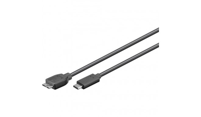 Goobay 67995 USB cable USB 2.0 0.6 m Micro-USB B USB C Grey