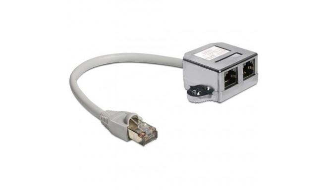 DeLOCK 65177 cable gender changer RJ-45 2 x RJ-45 Grey