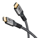 Goobay 64999 HDMI cable 0.5 m HDMI Type A (Standard) Black, Silver