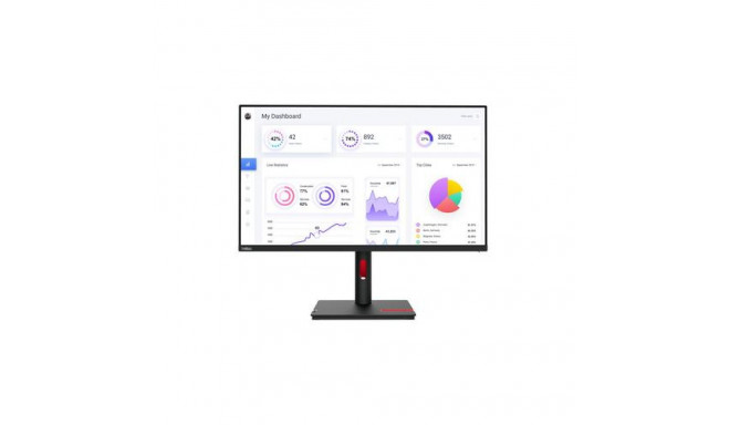Lenovo ThinkVision T32p-30 LED display 80 cm (31.5&quot;) 3840 x 2160 pixels 4K Ultra HD Black