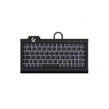 KeySonic KSK-3010ELC (DE) keyboard Home USB QWERTZ German Black