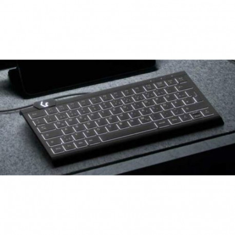 KeySonic KSK-5010ELC (DE) keyboard Home USB QWERTZ German Black