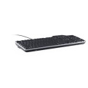 DELL KB-813 keyboard Office USB QWERTY Russian Black