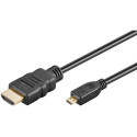 Goobay 53785 HDMI cable 2 m HDMI Type A (Standard) HDMI Type D (Micro) Black