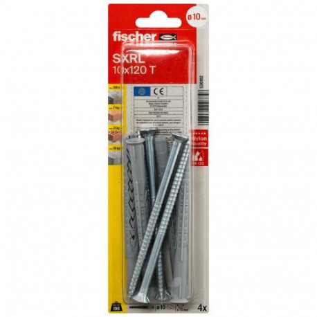 Fischer SXRL 10 x 120 T K NV Langschaftdübel 120 mm 536192 1 Set - Außen-Durchmesser: 10 mm· Geeigne