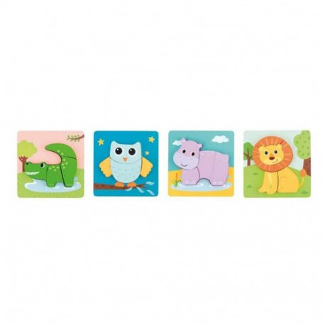 Spielba Holzspielwaren 520224 puzzle Shape puzzle Animals