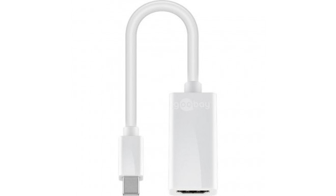 Goobay Mini DisplayPort/HDMI Adapter Cable 1.1, 0.15 m