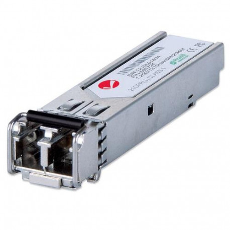 Intellinet Transceiver Module Optical, Gigabit Ethernet SFP Mini-GBIC, 1000Base-Lx (LC) Single-Mode