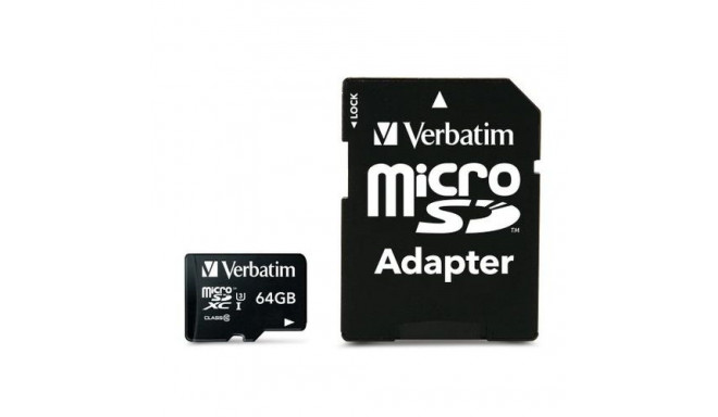 Verbatim Pro 64 GB MicroSDXC UHS Class 10