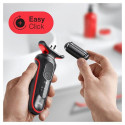 Braun Series 5 50-R1000s Foil shaver Black, Red