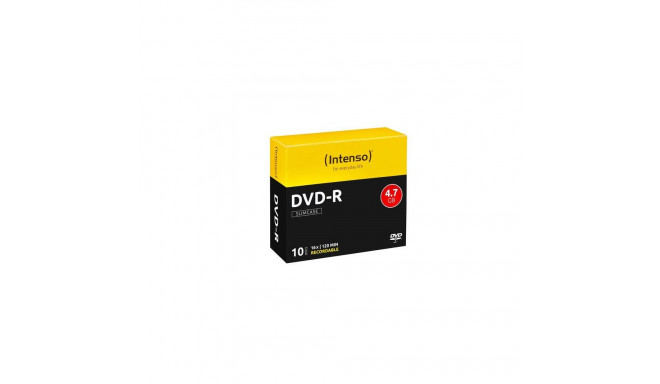 Intenso DVD-R 4.7GB, 16x 10 pc(s)