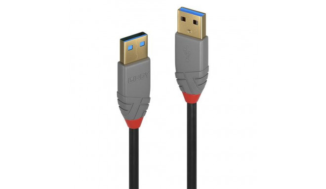 Lindy 3m USB 3.2 Type A Cable, 5Gbps, Anthra Line