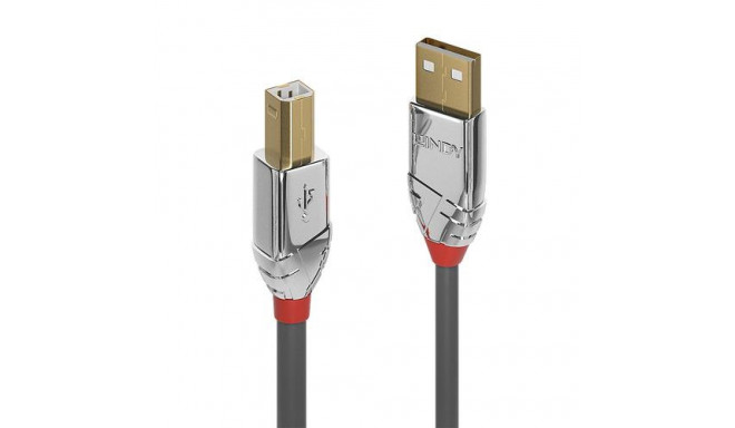 Lindy 2m USB 2.0 Type A to B Cable, Cromo Line