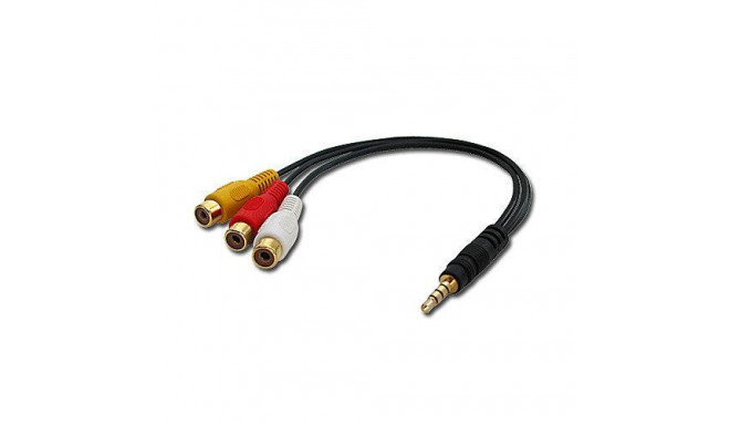 Lindy AV Adapter Cable - Stereo and Composite Video