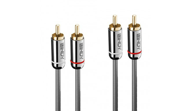 Lindy 2m Dual Phono Audio Cable, Cromo Line