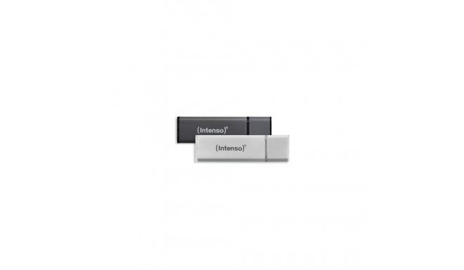 Intenso AluLine USB Drive 32GB Doppelpack 2x32GB - 32 GB USB flash drive USB Type-A 2.0 Anthracite, 