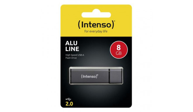 Intenso Alu Line USB flash drive 8 GB USB Type-A 2.0 Anthracite