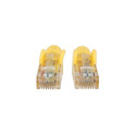 Intellinet Network Patch Cable, Cat6, 3m, Yellow, CCA, U/UTP, PVC, RJ45, Gold Plated Contacts, Snagl
