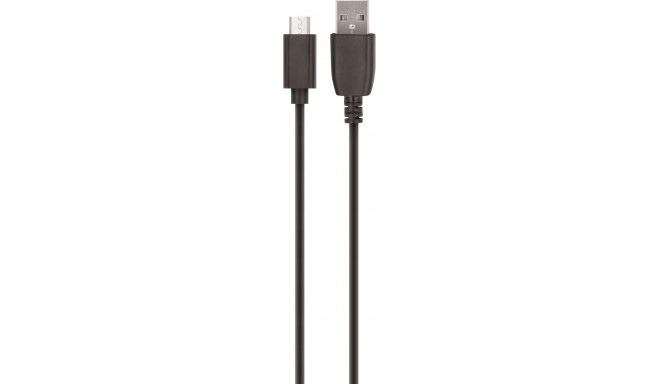 Setty cable USB - microUSB 2A 1m, black