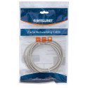 Intellinet Network Patch Cable, Cat6, 7.5m, Grey, CCA, U/UTP, PVC, RJ45, Gold Plated Contacts, Snagl
