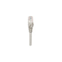 Intellinet Network Patch Cable, Cat5e, 3m, Grey, CCA, U/UTP, PVC, RJ45, Gold Plated Contacts, Snagle