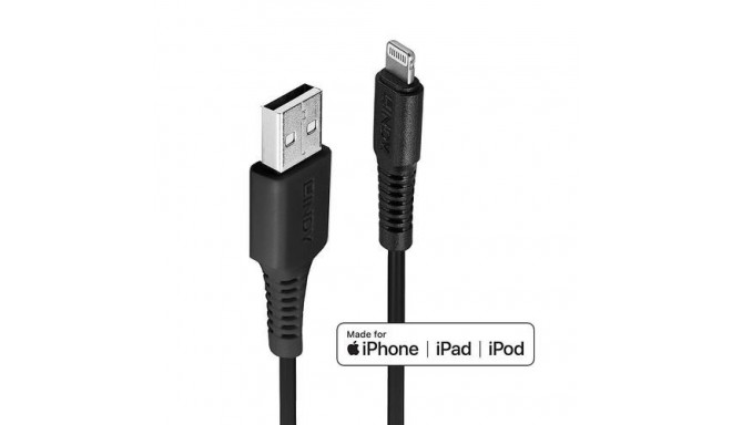 Lindy 3m USB to Lightning Cable black