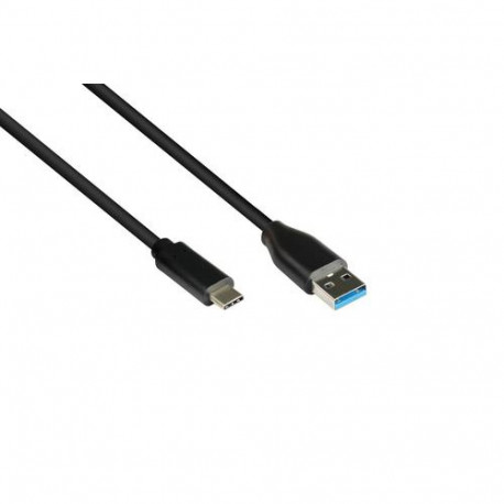 Alcasa 2831-AC005S USB cable USB 3.2 Gen 2 (3.1 Gen 2) 0.5 m USB A USB C 10 Gbit/s Black