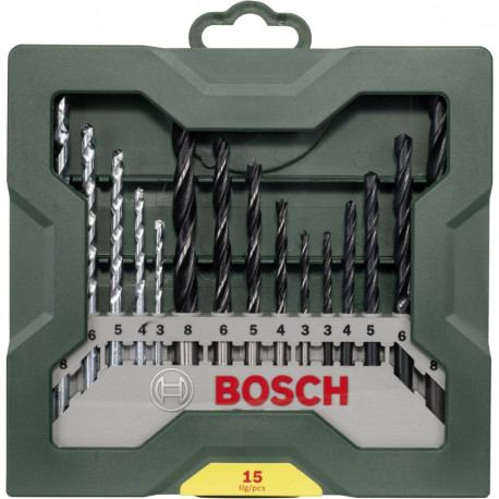 Bosch Mini X-Line drill set - 15 parts