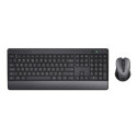 Trust Trezo keyboard Mouse included Universal RF Wireless QWERTZ German Black