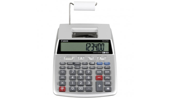 Canon P23-DTSC calculator Desktop Printing Silver