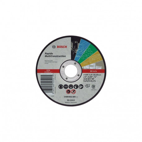 Bosch 2 608 602 384 angle grinder accessory Cutting disc
