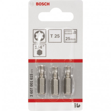 Bosch 2 607 001 615 screwdriver bit 3 pc(s)