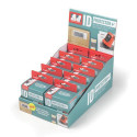 Trodat ID Protector+ Ink Roller Incl. Box/Letter Opener, Flame Red, Black Pad, Eng Pack