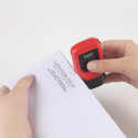 Trodat ID Protector+ Ink Roller Incl. Box/Letter Opener, Flame Red, Black Pad, Eng Pack
