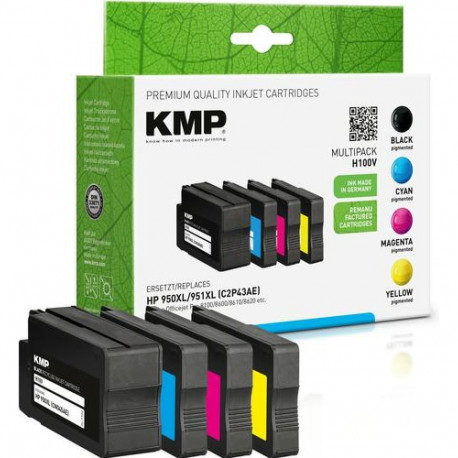 KMP H100V ink cartridge Black, Cyan, Magenta, Yellow