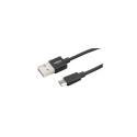 Ansmann 1700-0077 USB cable USB 2.0 0.2 m USB A Micro-USB B Black