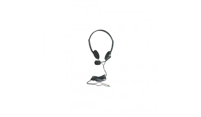 Manhattan Stereo On-Ear Headset (3.5mm), Microphone Boom, In-Line Volume Control, Foam Earpads, Stan