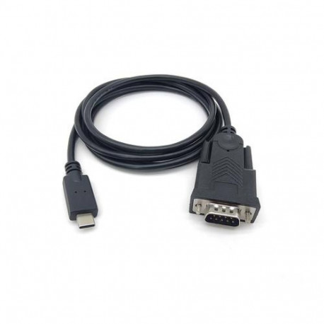 Equip USB-C to Serial (DB9) Cable, M/M, 1.5m