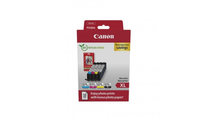 Canon 0332C006 ink cartridge 4 pc(s) Original High (XL) Yield Black, Cyan, Magenta, Yellow