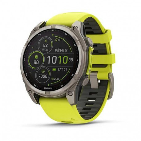 Garmin fenix 8 3.3 cm (1.3") 47 mm Digital 260 x 260 pixels Touchscreen Titanium Wi-Fi GPS 