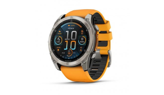 Garmin Fenix 8 3.56 cm (1.4&quot;) AMOLED 51 mm Digital 454 x 454 pixels Touchscreen Titanium Wi