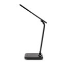 PLATINET DESK LAMP LED REMUS 5W USB CHARGER TOUCH SWITCH BLACK [46009]