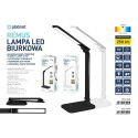 PLATINET DESK LAMP LED REMUS 5W USB CHARGER TOUCH SWITCH BLACK [46009]