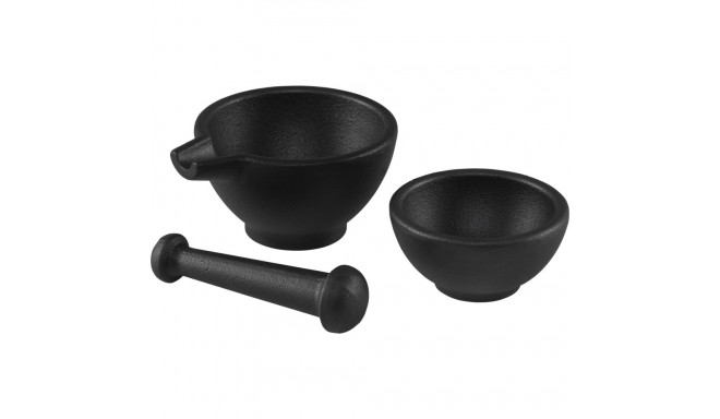 Zassenhaus Mortar Set 3pcs. Cast Iron