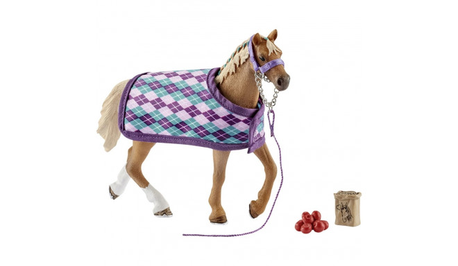 Schleich Horse Club        42360 English Thoroghbred with blanket