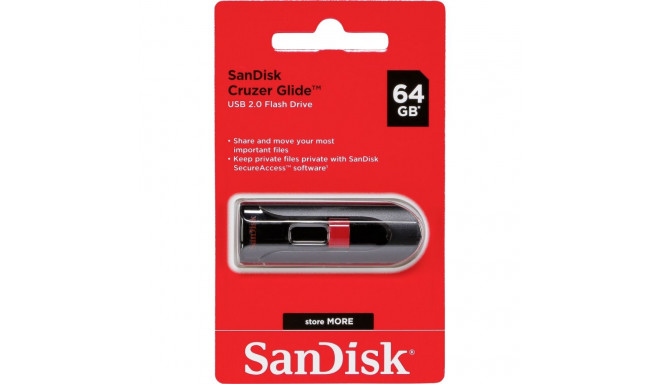SanDisk Cruzer Glide 64GB SDCZ60-064G-B35