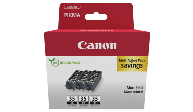 Canon PGI-35 BK must kolmikpakk