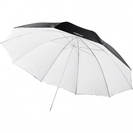 Walimex 2in1 refleks- ja läbipaistev vihmavari valge 150cm