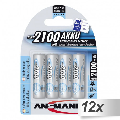 12x4 Ansmann maxE NiMH bat. Mignon AA 2100 mAh 5035052